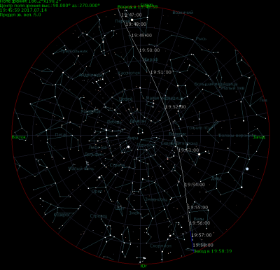 Наблюдение Иридиумов и других ИСЗ 14 Июль 2017 20:16 третье Наблюдение Иридиумов и других ИСЗ 14 Июль 2017 20:16 третье