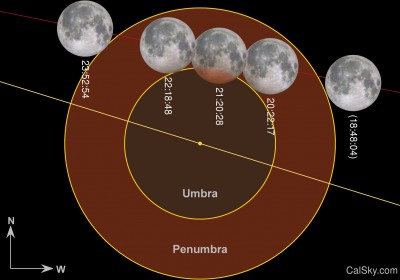 Затмение Луны 7 августа 2017 года 06 Август 2017 15:18 второе