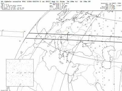 Покрытия звезд астероидами. 08 Сентябрь 2017 10:38 Покрытия звезд астероидами. 08 Сентябрь 2017 10:38