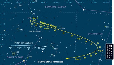 Астероид Веста невооруженным глазом? 04 Июнь 2018 09:07 первое