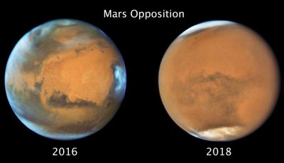 Наблюдения Марса 27 Июль 2018 19:44
