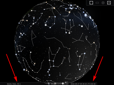 Программа Stellarium - бесплатный, многоязычный планетарий 27 Сентябрь 2018 10:14
