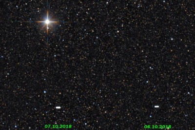 Фотографии Астероидов 15 Октябрь 2018 18:26 второе
