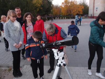 Очередной вечер Тротуарной астрономии в Мелитополе! 23 Октябрь 2018 09:01 второе