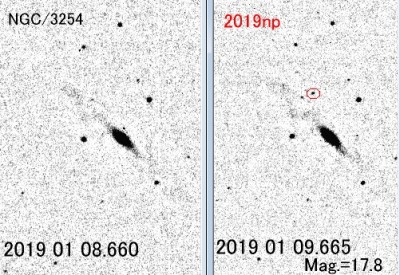 Наблюдение сверхновых звезд. 12 Январь 2019 09:55