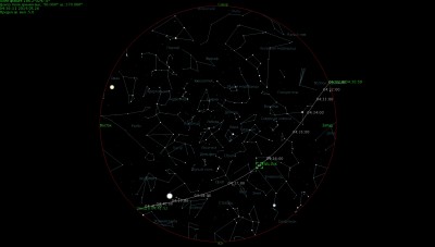 Наблюдение Иридиумов и других ИСЗ 25 Май 2019 19:41 второе