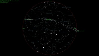 Наблюдение Иридиумов и других ИСЗ 25 Май 2019 19:46 первое