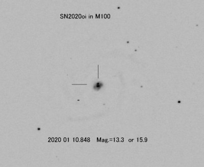 Наблюдение сверхновых звезд. 12 Январь 2020 08:48