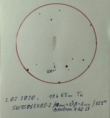 2017 T2 (PANSTARRS) 04 Февраль 2020 20:41 2017 T2 (PANSTARRS) 04 Февраль 2020 20:41