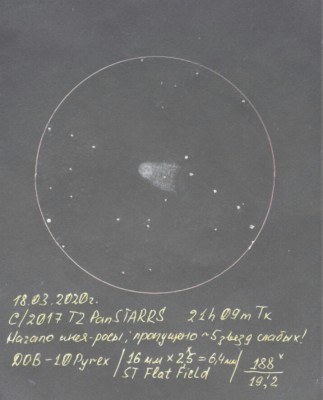 2017 T2 (PANSTARRS) 19 Март 2020 23:21