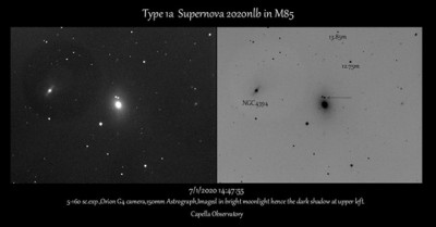 Наблюдение сверхновых звезд. 02 Июль 2020 07:32