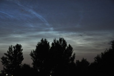 Наблюдение серебристых облаков 07 Июль 2020 09:15 первое