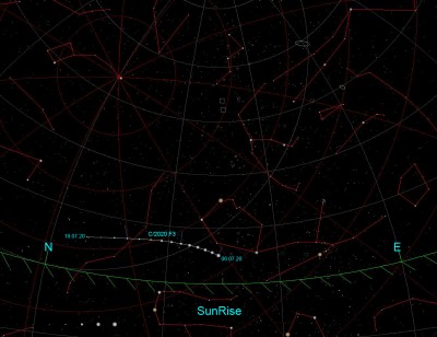 2020 F3 NEOWISE 07 Июль 2020 19:56 второе