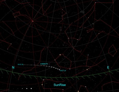 2020 F3 NEOWISE 07 Июль 2020 19:56 второе