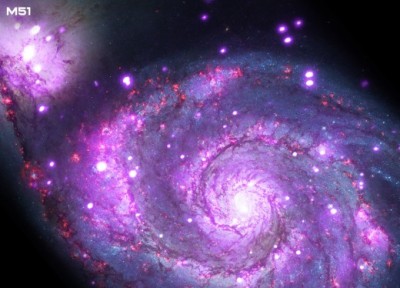 Телескоп «Чандра» сфотографировал галактику Водоворот 22 Июнь 2014 09:32