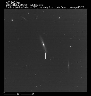 Наблюдение сверхновых звезд. 06 Январь 2024 08:28