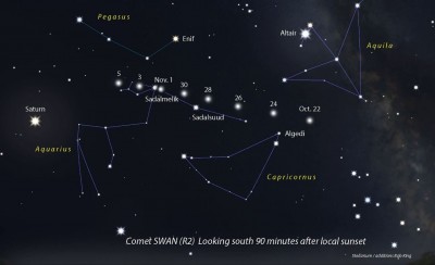 Комета SWAN25B 24 Октябрь 2025 06:31
