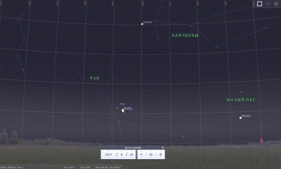 Тесное сближение Венеры, Юпитера и М44 13 Август 2014 11:56