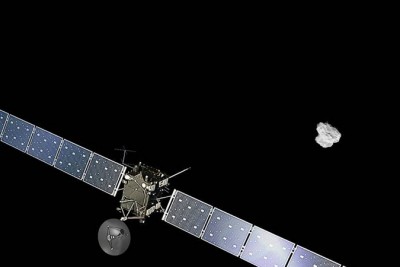 Комета Чурюмова-Герасименко с близкого расстояния 04 Сентябрь 2014 20:30