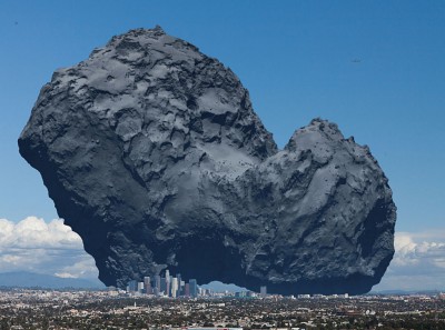 Комета Чурюмова-Герасименко с близкого расстояния 07 Сентябрь 2014 16:52