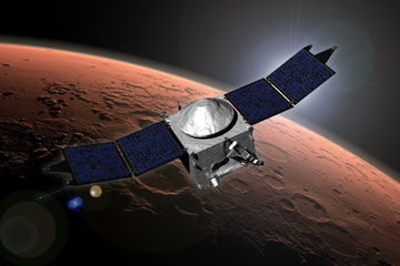 MAVEN совершил погружение в атмосферу Марса 28 Март 2015 17:25