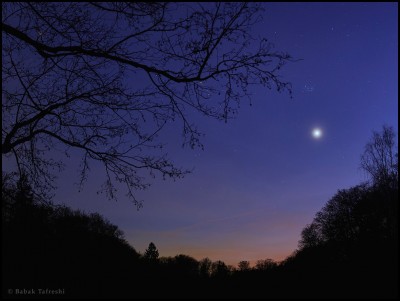 Венера и Плеяды, наблюдаем тесное сближение! 11 Апрель 2015 14:36