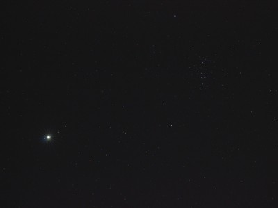 Венера и Плеяды, наблюдаем тесное сближение! 11 Апрель 2015 21:38 Венера и Плеяды, наблюдаем тесное сближение! 11 Апрель 2015 21:38