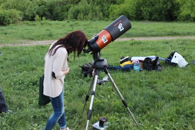 Вечер тротуарной астрономии Клуба AstroScope 21 мая 2015 год 24 Май 2015 21:10 первое