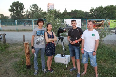 Фестиваль огня в Харькове 12-14.06.15, наблюдения в телескоп 14 Июнь 2015 21:44 второе