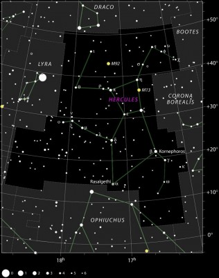 Созвездие Геркулес 26 Июнь 2015 10:22 восемнадцатое