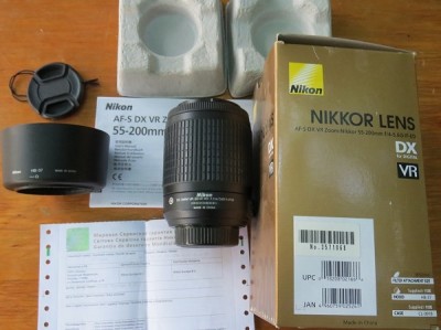 Продам Nikon DX AF-S Nikkor 55-200mm 1:4-5.6G ED VR IF SWM 28 Июль 2015 20:07 первое