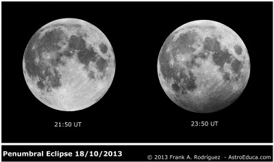 Затмение Луны 18-19 октября 2013 года 21 Октябрь 2013 08:50