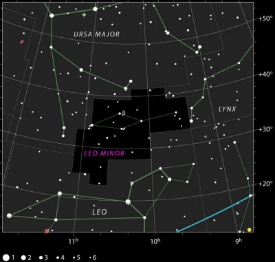 Созвездие Малый Лев 18 Январь 2016 19:15 семнадцатое