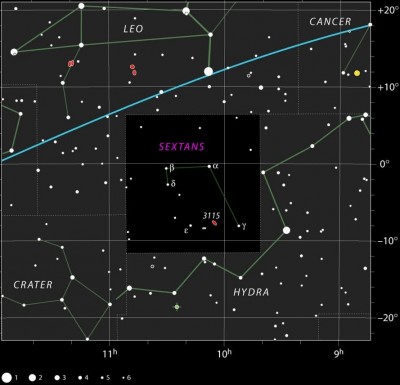 Созвездие Секстант 12 Март 2016 19:10 тринадцатое