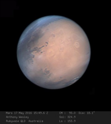 Готовимся наблюдать Марс в 2016 году в противостоянии! 22 Май 2016 16:26