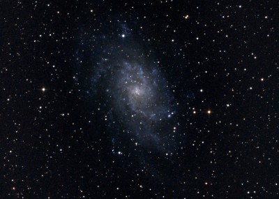 Обработка фото галактики М33 01 Ноябрь 2016 00:23 второе