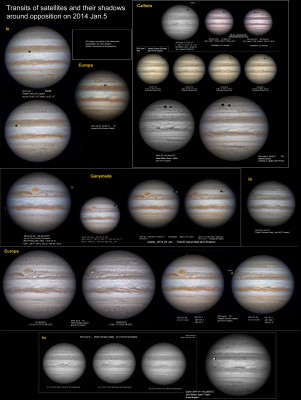 Наблюдения Юпитера 21 Январь 2014 21:33
