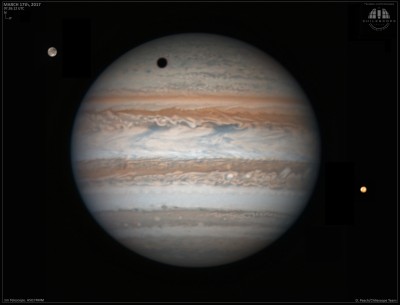 Наблюдения Юпитера 26 Март 2017 19:18