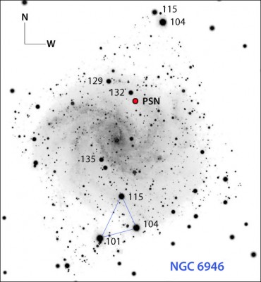 Возможная сверхновая в галактике NGC 6946 ("Фейерверк") 15 Май 2017 08:35 третье
